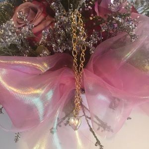 Heart charm bracelet